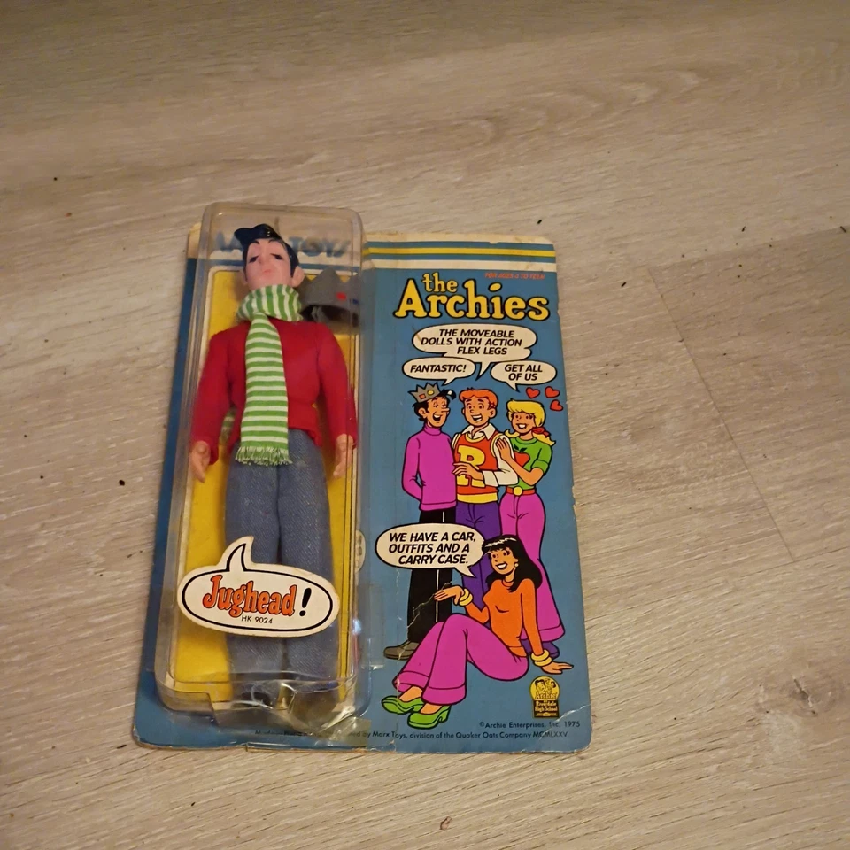 Figura de acción vintage de muñeca JUGHEAD de MARX Toys The Archies 1975 Foto 3 de 4