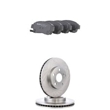 RIDEX Bremsenset Vorne Bremsscheiben Beläge für TOYOTA CELICA (ZZT23)