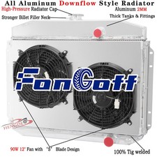 4rows Radiatorshroud Fan Fit 1961-64 Ford F100 F250 F350 L6 Pickup