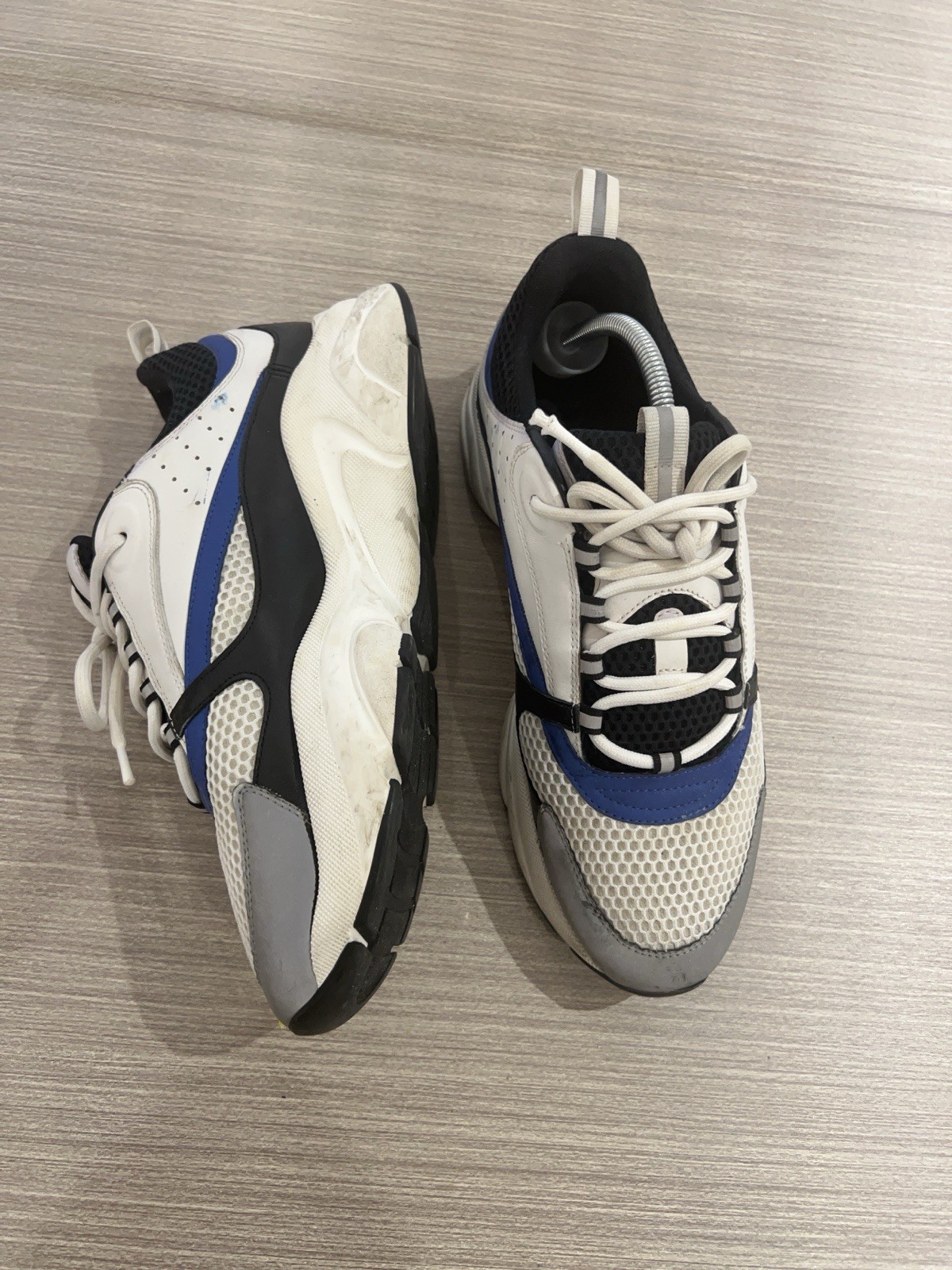 Dior B22 Men's Trainers White/Blue Size UK10/EU44 Used image 7