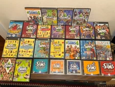 Qty 25 Large The Sims Big Box PC Collection & More! Unleashed 4 Sealed Maxis EA