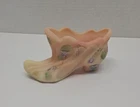 Fenton Pink Burmese Slipper Hand Painted . No Chips Or Breaks