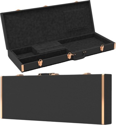 39in Electric Guitar Hard Case Classic Black