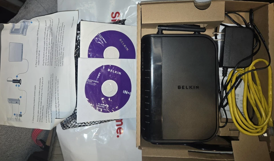 Belkin N+ Wireless Router PM 00732 - Image 3 of 3