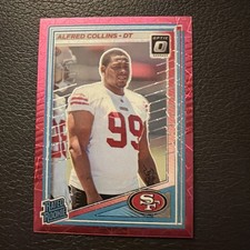 2025 Panini Donruss Rated Rookie Alfred Collins - Pink Velocity /99! 🔥🔥