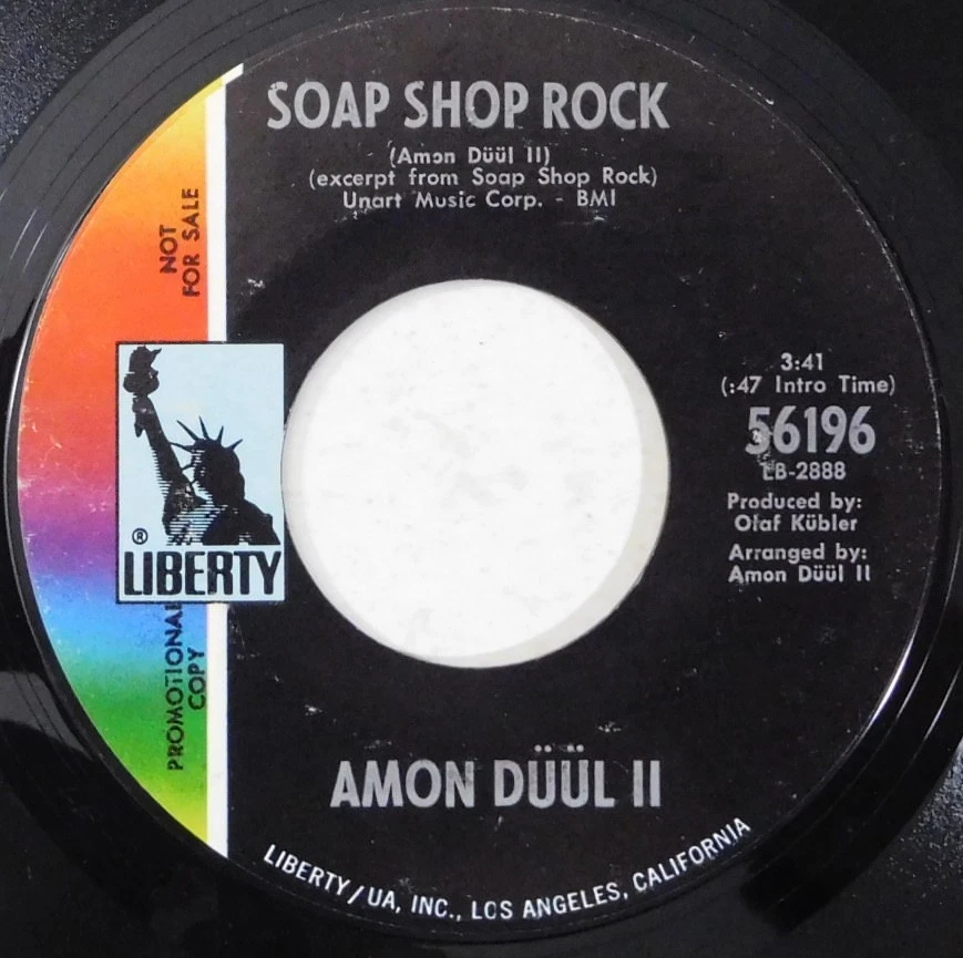 psych AMON DUUL II Archangel's Thunderbird Soap Shop Rock LIBERTY PROMO 45 HEAR - Image 3 of 4