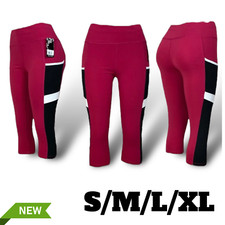 Women's Capri Pants Yoga Gym Casual Running Jogging Capri Leggings