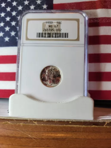 1939-P Mercury Dime **NGC** MS67 ((Blast White))
