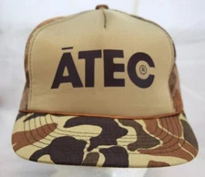 ATEC Brown Camo Camouflage Mesh Snapback Trucker Hat