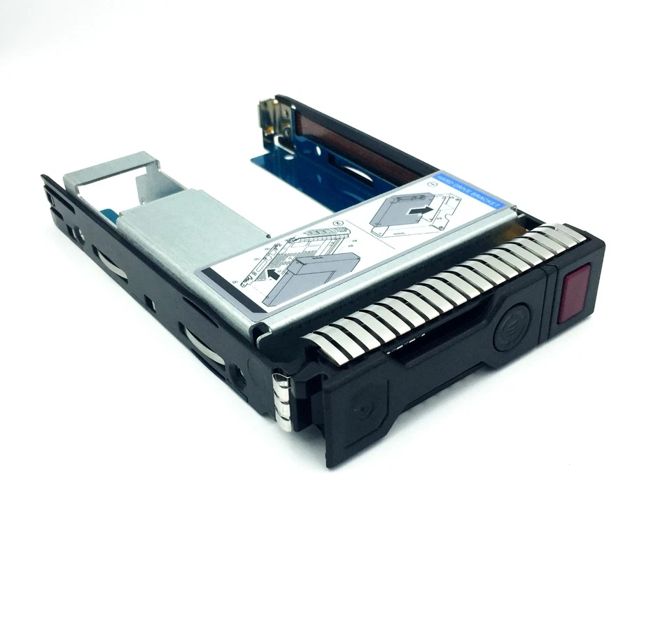 3.5" 651314-001 Hybrid Tray Caddy with 2.5" 9W8C4 Adapter for HP Proliant ML350e - Image 3 of 4