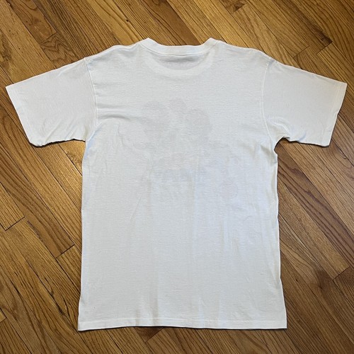 Vintage 1990 NBA Finals Pistons Blazers Isiah Thomas Clyde Drexler T Shirt Large - Picture 4 of 4