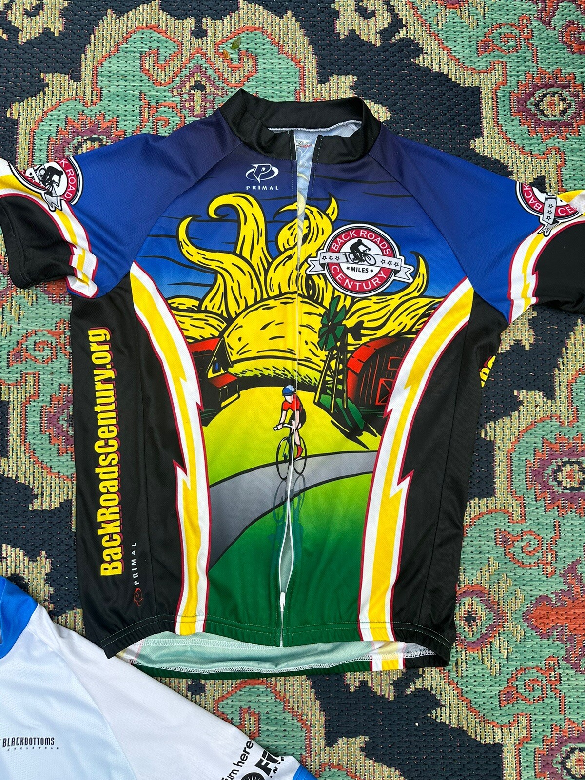 Cycling Biking Jersey 3 Voler Primal Blackbottoms Large 3 Total Package Deal