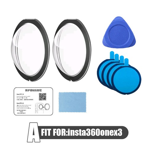 Sticky Lens Guards Lens Protector Panorama Lens Protector for Insta 360 ONE X3 - Foto 11 di 12