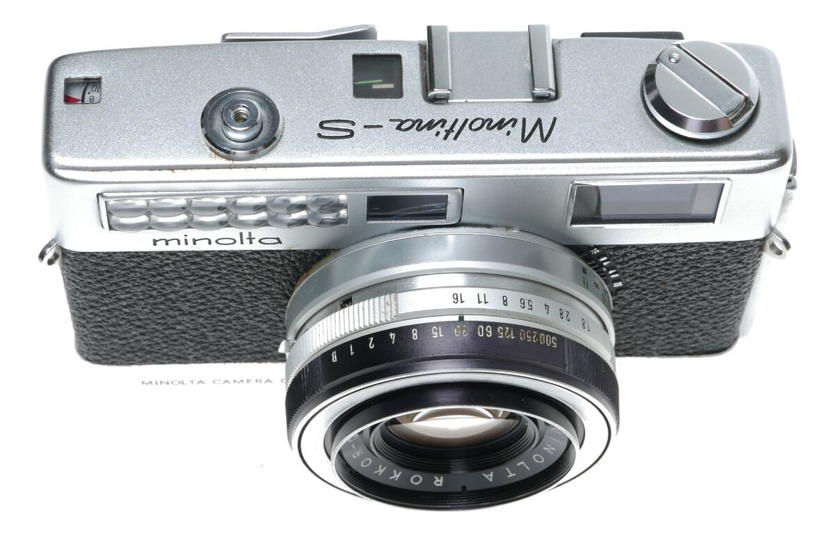 Minolta Minoltina-S Rangefinder Camera Rokkor QF 1:1.8 f Minolta Minoltina-S Rangefinder Camera Rokkor QF 1:1.8 f