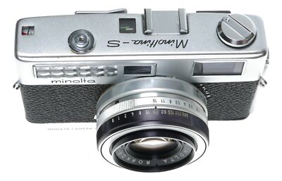 【美品】minolta AL-E ROKKOR-QF 1:1.8 f=40mm Minolta Minoltina-S Rangefinder Camera Rokkor QF 1:1.8 f