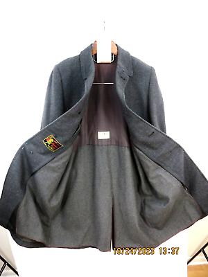 SIMON ACKERMAN-ENGLISH WARMER SZ M/L Wool Men's Charcoal A SIMON ACKERMAN-ENGLISH WARMER SZ M/L Wool Men's Charcoal A