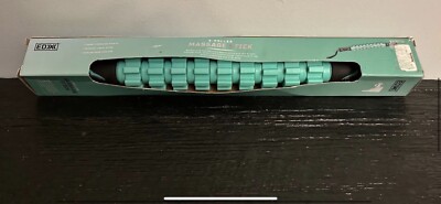 EDX, 9-Roller Massage Stick, Targets Pressure Points, Light blue And Black