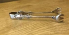 International Silver Vintage Sterling Wild Rose Sugar Tongs