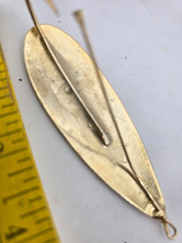 Johnson’s Silver Minnow 4 Inch Spoon Gold - Picture 3 of 5