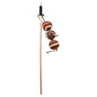 Duvo+ Spielangel FüR Katzen Mit Knitted BäLlen, Braun, 40Cm, Spielzeug Spaß