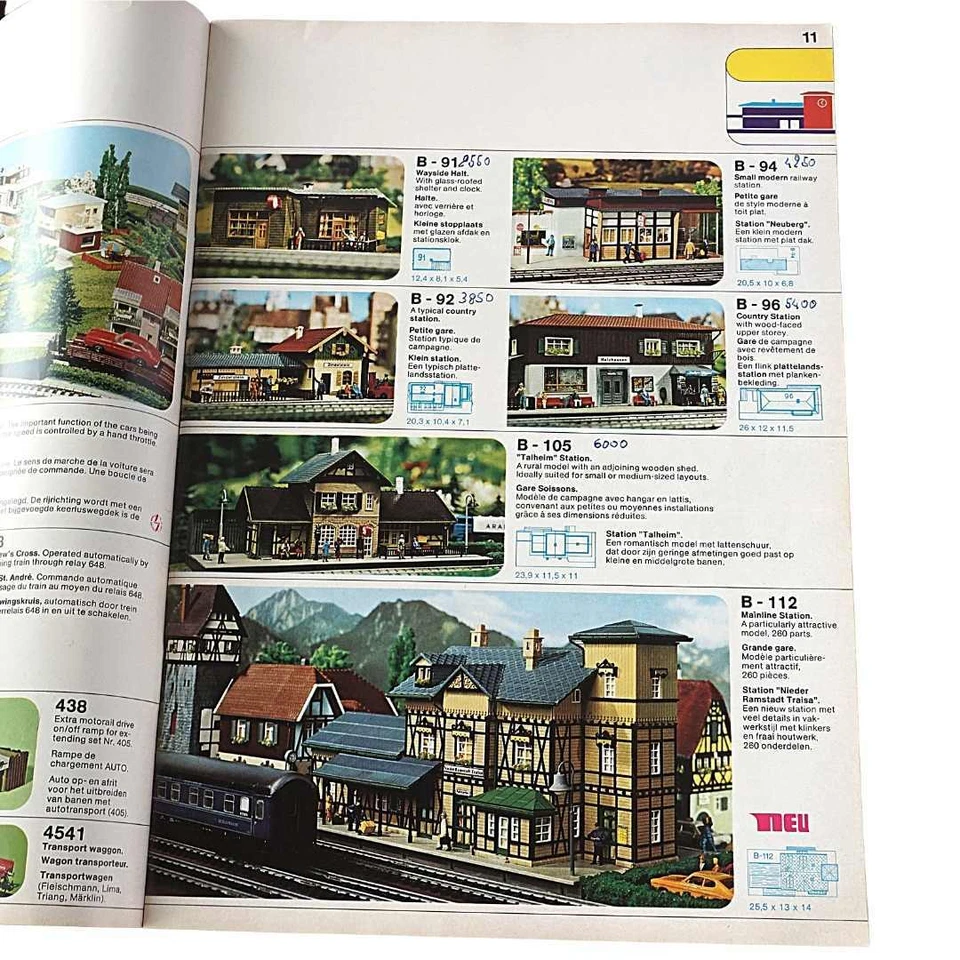 Faller Catalogo accessori modellismo ferroviario H0 e N 1975/1976 Foto 2 de 3