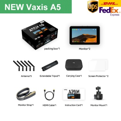 Vaxis Atom A5 5.5 Inch TX RX Wireless Monitor Screen Integrated Wireless Video