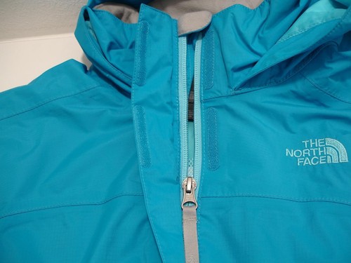 The North Face Blue Hyvent Rain Wind Jacket Waterproof Shell Parka Girls L 14/16 - Picture 14 of 23