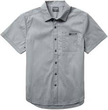 Wolverine Men's Grayson II Short Sleeve Shirt, Gray Chambray, Large