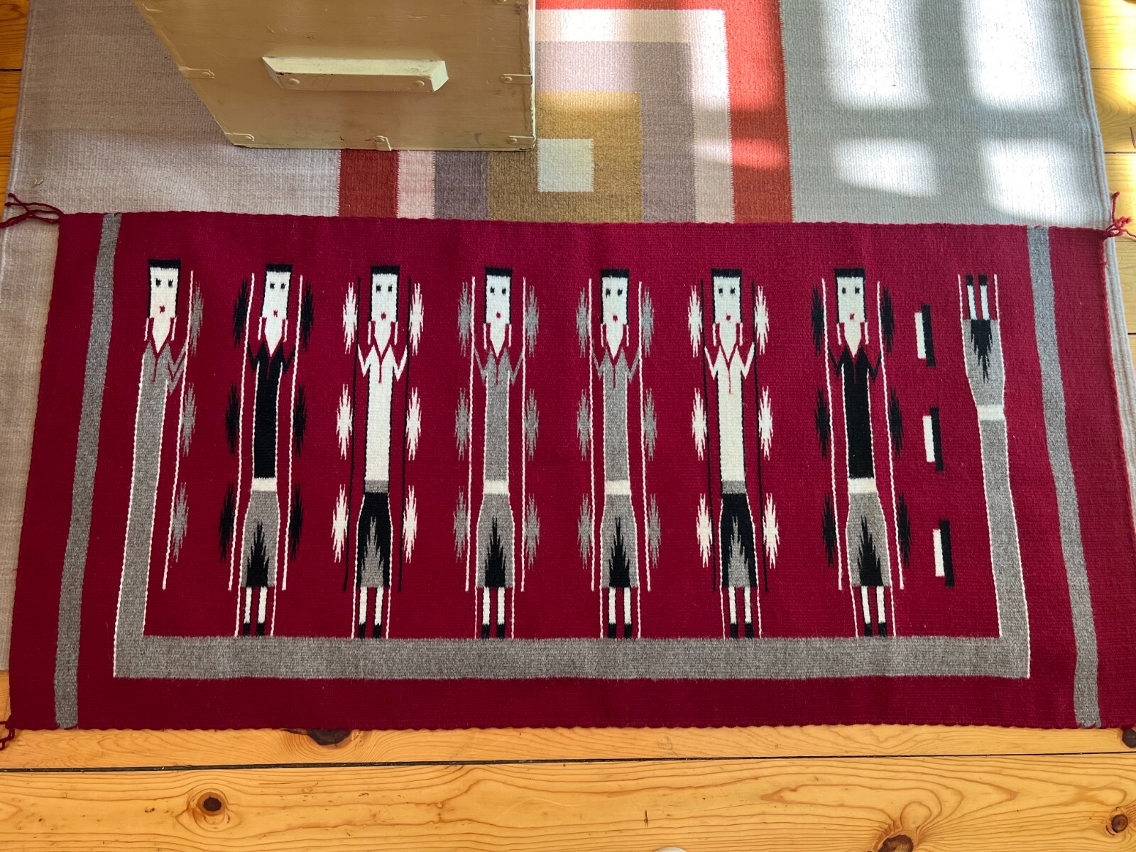 vintage navajo yei rug eBay