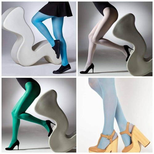 40 Denier Coloured Tights All Colours 