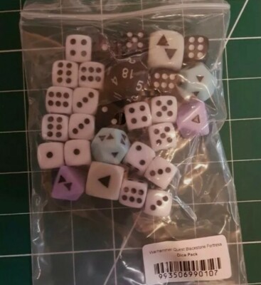 Blackstone Fortress. Komplettes Würfelset. 