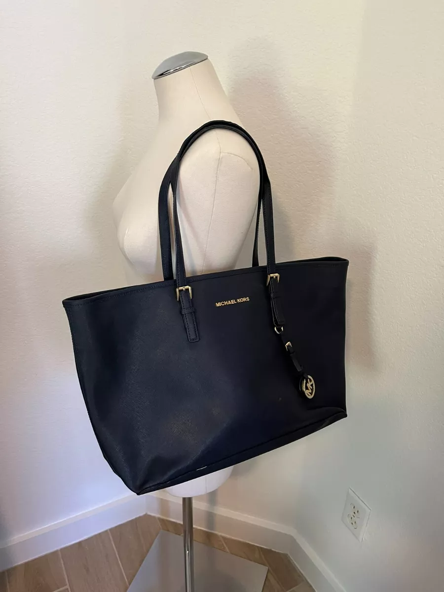Michael kors tote bag navy blue hot sale