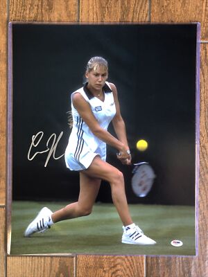 Anna Kournikova Signed - Autographed Tennis 16x20 inch Photo with