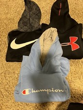 Lot Youth Boys Size Large Nike Champion Under Armour