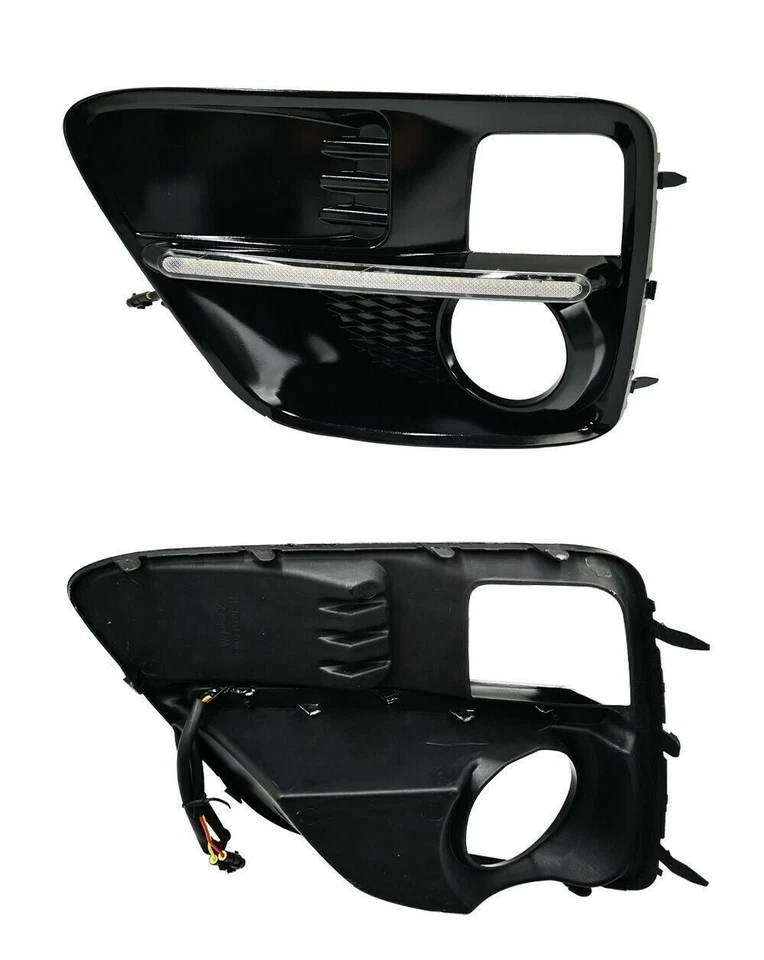 Luces antiniebla LED DRL parachoques conducción luz antiniebla bisel apto para Subaru WRX STI 2015-2017 Foto 4 de 4