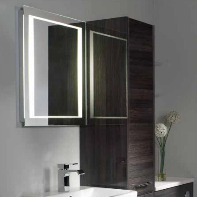 Roper Rhodes Air 560 x 640mm Backlit InfraRed Shaver Socket Mirror With Demister
