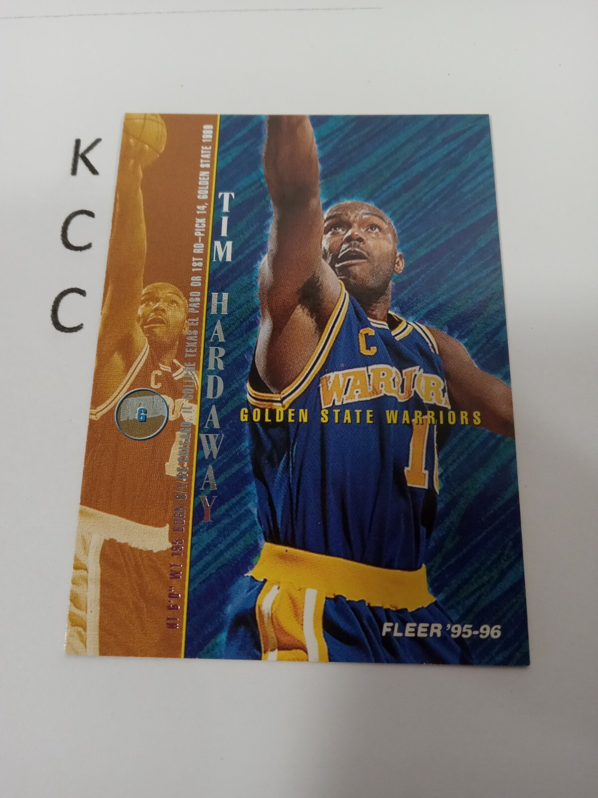 1995-96 Fleer  #58 Tim Hardaway Golden State Warriors