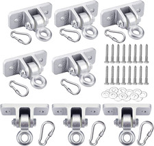 Swing Hangers Heavy Duty Wooden Swing Set Accessories with Screws and Locking