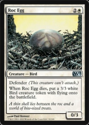 Roc Egg Light Play, English Magic the Gathering MTG Magic 2012