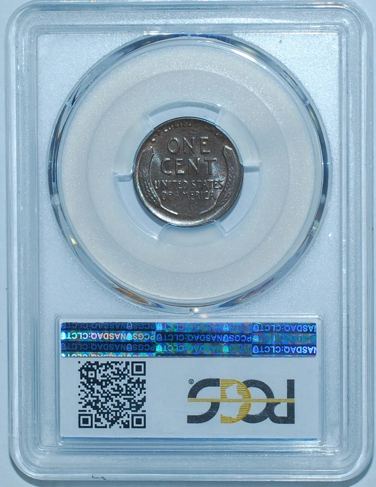 1918 D PCGS MS64BN Brown Lincoln Wheat Cent - Image 2 of 2