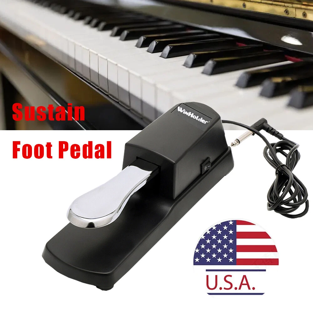 1 Set Sustain Pedal Foot Piano Keyboard Sustain Foot Pedal Damper Pedal