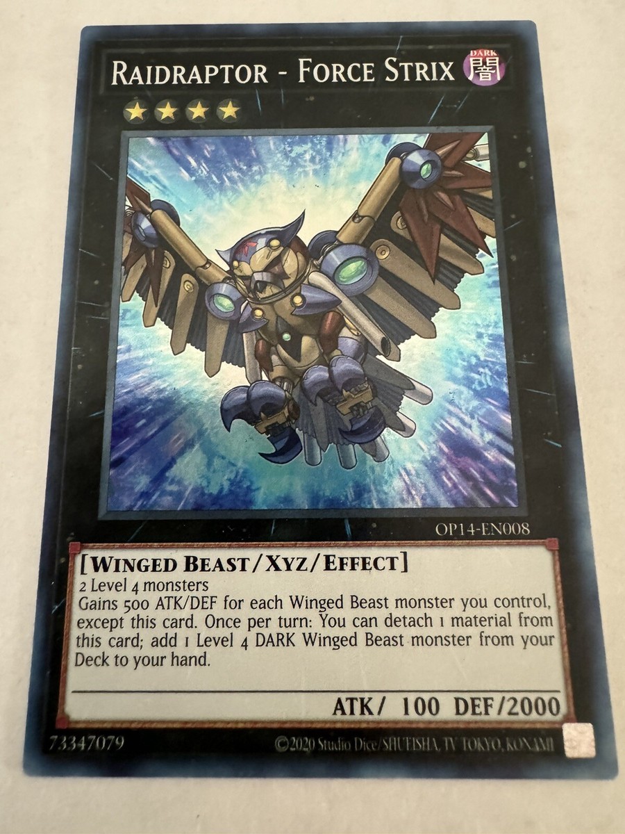 Raidraptor - Force Strix OP14-EN008 Super Rare NM Yugioh | eBay