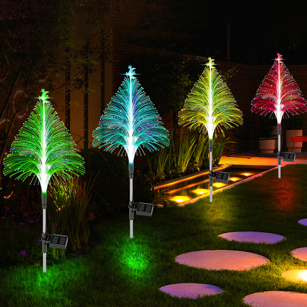 Pentagram Reed Light RGB Outdoor LED Landscape Lamp LED Fiber Optic