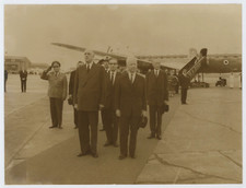 Germany, Wahn Airport, Charles de Gaulle, Dr. Lubcke and Dr. Adenauer Vintage 