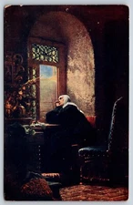 Postcard A Greeting From the World Gustav Adolf Kuntz Dresden Art  M9