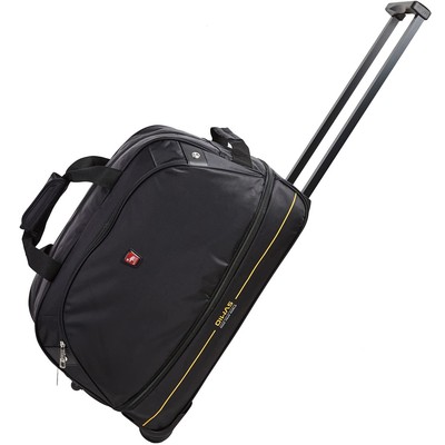 Expandable Rolling Duffel Bag With Wheels Water Resistant Travel Tote 22 Inch