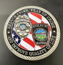 SPRING HILL KANSAS POLICE DEPARTMENT CHALLENGE COIN