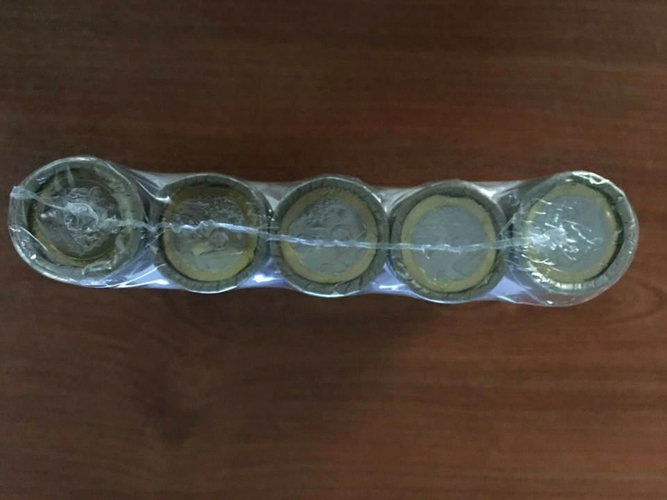 新加坡 1 美元全新 2013 - 2020 x 100 件批量 MERLION BI 金属 UNC 硬币 — 第 3/3 张图片