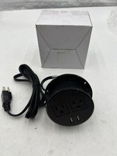 3 Inch Power Grommet With USB-Desktop Recessed Usb Grommet