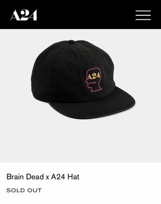 brain dead logo cap